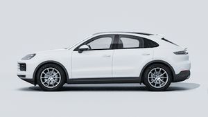 Cayenne Coupé välisvaade, auto vasakpoolne külg.