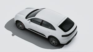 Macan 4S välisvaade ülevalt