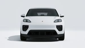 Exterior view of Macan 4 showing the front of the car