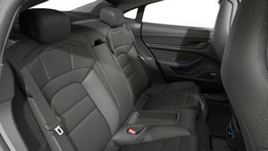Interior view of Taycan 4 Black Edition
