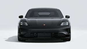 Exterior view of Taycan 4 Black Edition showing the front of the car