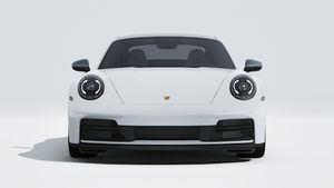 Vista exterior de 911 Carrera T mostrando la parte delantera del vehículo