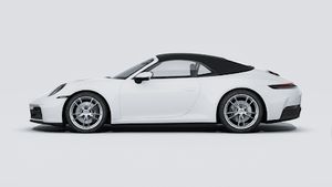Vista exterior de 911 Carrera Cabriolet mostrando el lado izquierdo del vehículo
