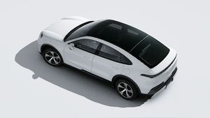 Vista exterior de Cayenne S Coupé Electric vista desde arriba