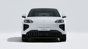 Ulkonäkymä Cayenne Turbo Coupé Electric , jossa näkyy auton etuosa.