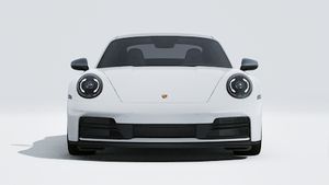 Vue extérieure de 911 Carrera T montrant l'avant de la voiture