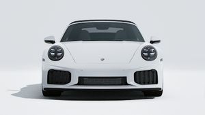 Vue extérieure de 911 Turbo S Cabriolet montrant l'avant de la voiture