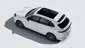 Vue extérieure de Cayenne S E-Hybrid Black Edition vue d'en haut