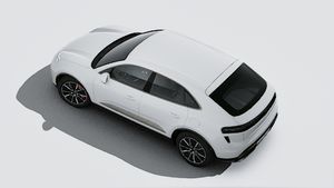 Vue extérieure de Macan Turbo vue d'en haut
