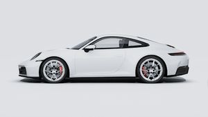 Exterior view of 911 Carrera 4S showing the left side of the car