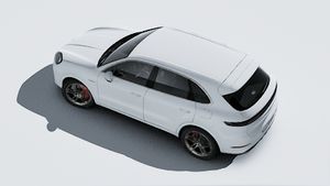 Exterior view of Cayenne Turbo E-Hybrid seen from above