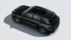 Exterior view of Cayenne S E-Hybrid Black Edition seen from above