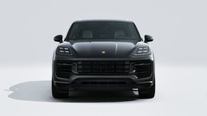 Exterior view of Cayenne S E-Hybrid Black Edition showing the front of the car