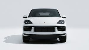 Exterior view of Cayenne S Coupé showing the front of the car