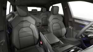 Interior view showing the front seats of Cayenne S Electric
