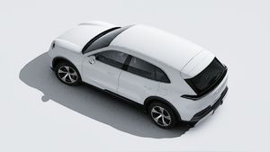 Exterior view of Cayenne S Electric seen from above