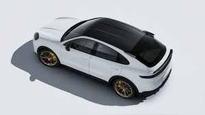 Cayenne Turbo GT -ის გარე ხედი ზემოდან