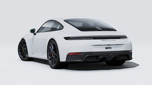 Vue extérieure de 911 Carrera GTS montrant l'arrière et le côté gauche de la voiture