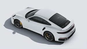 Εξωτερική όψη του 911 Turbo S από ψηλά