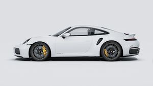 Εξωτερική όψη του 911 Turbo S που δείχνει την αριστερή πλευρά του αυτοκινήτου