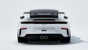 Εξωτερική όψη του 911 GT3 που δείχνει το πίσω μέρος του αυτοκινήτου