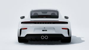 Εξωτερική όψη του 911 GT3 with Touring Package που δείχνει το πίσω μέρος του αυτοκινήτου