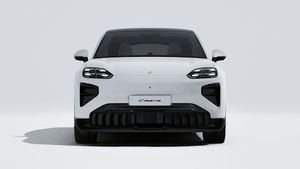 Vista exterior de Cayenne Turbo Coupé Electric mostrando la parte delantera del coche