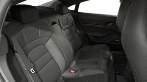 Vista interior de su Taycan Black Edition