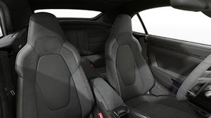 Interior view showing the front seats of 911 Carrera GTS Cabriolet