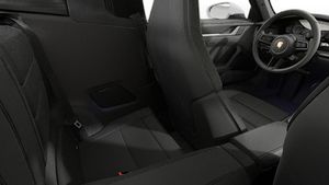 Interior view showing the back seats of 911 Targa 4S
