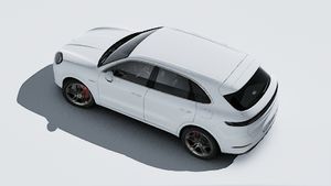 Vista exterior de Cayenne Turbo E-Hybrid vista desde arriba