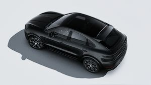 Vista exterior de Cayenne Coupé Black Edition vista desde arriba