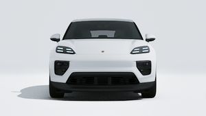 A Macan 4 külső nézete, amely az autó elejét mutatja.