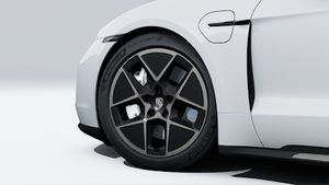 Külső nézet a Taycan Turbo Sport Turismo