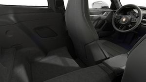 Interior view showing the back seats of 911 Carrera S