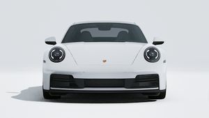 Exterior view of 911 Carrera S showing the front of the car