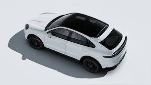 Exterior view of Cayenne GTS Coupé seen from above