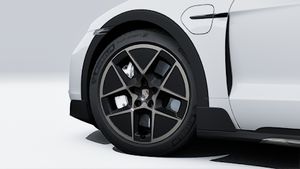 Exterior view of Taycan Turbo Cross Turismo