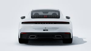 מראה חיצוני של ה-911 Carrera, מראה את החלק האחורי של המכונית