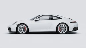 מראה חיצוני של ה-911 Carrera S, מראה את הצד השמאלי של המכונית