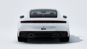 מראה חיצוני של ה-911 Carrera S, מראה את החלק האחורי של המכונית