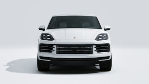 מראה חיצוני של ה-Cayenne S E-Hybrid, מראה את חזית המכונית