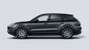 מראה חיצוני של ה-Cayenne E-Hybrid Black Edition, מראה את הצד השמאלי של המכונית