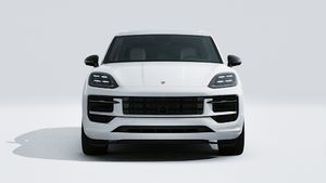 מראה חיצוני של ה-Cayenne S E-Hybrid Black Edition, מראה את חזית המכונית