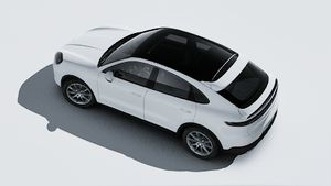 מבט חיצוני של ה-Cayenne Coupé מלמעלה