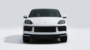 מראה חיצוני של ה-Cayenne Coupé, מראה את חזית המכונית