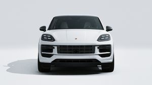 מראה חיצוני של ה-Cayenne Turbo E-Hybrid Coupé with GT Package, מראה את חזית המכונית