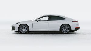 מראה חיצוני של ה-Panamera 4 E-Hybrid, מראה את הצד השמאלי של המכונית