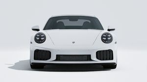 Exterior view of 911 Turbo S showing the front of the car