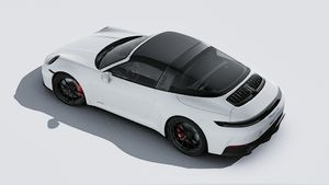 Exterior view of 911 Targa 4 GTS seen from above